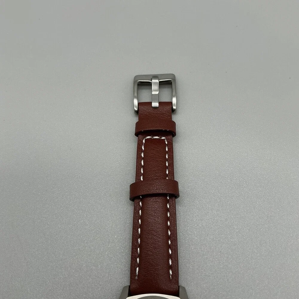 Bulova IHC 30th Anniversary Womens Watch 30mm Silver Tone Leather New Battery